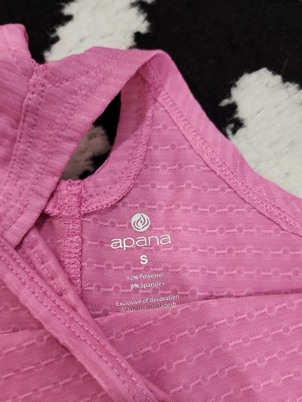 Apana Pink Racerback Tank - Picture 2 of 2